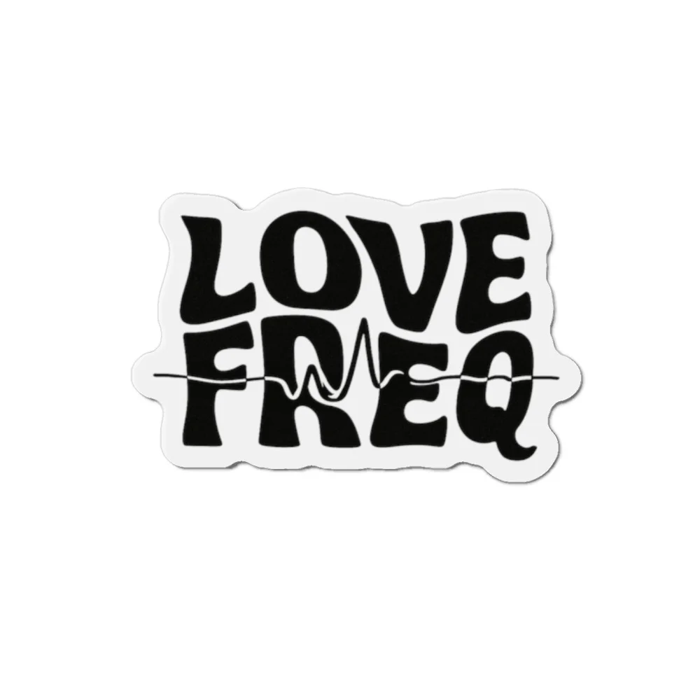 Love Freq Die-Cut Magnet